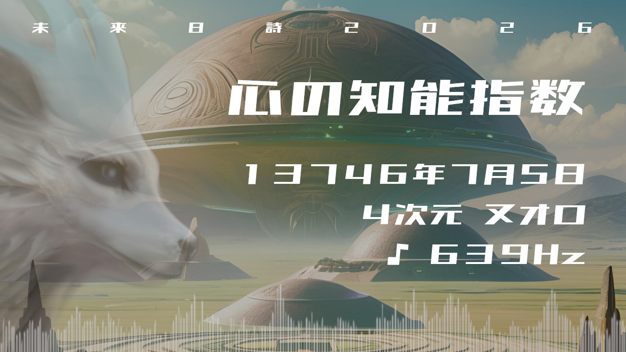 心の知能指数. . .13746年7月5日頃✧4次元ヌオロにて✧639Hz✧ソルフェジオ周波数✧共感と受容の波動✧未来日詩2026年✧